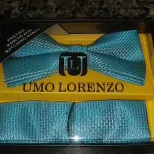 Men's Bowtie and Handkerchief